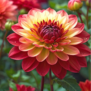 Георгин Оникс Найт купить по цене от 590р. в интернет-магазине «Посадика» с доставкой почтой в в Николаевск-на-Амурее и по всей России – [изображение №1].